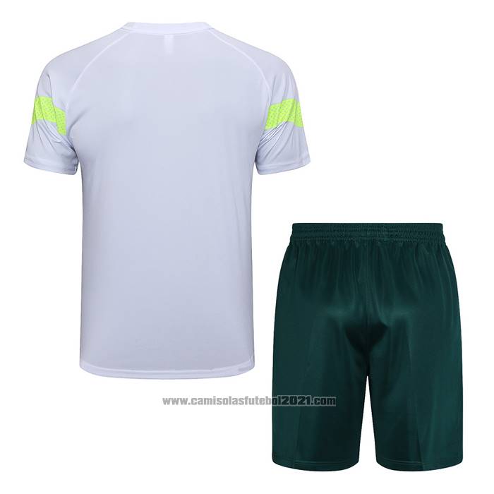 Fato de Treino Palmeiras Manga Curta 2023-2024 Branco - Calcas Curta